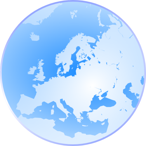 Europe_on_globe